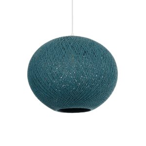 SOLEI Boho Κρεμαστό Φωτιστικό Οροφής με Ντουί 1 x E27 AC 220-240V IP20 - Τιρκουάζ - M40 x Π40 x Υ36cm