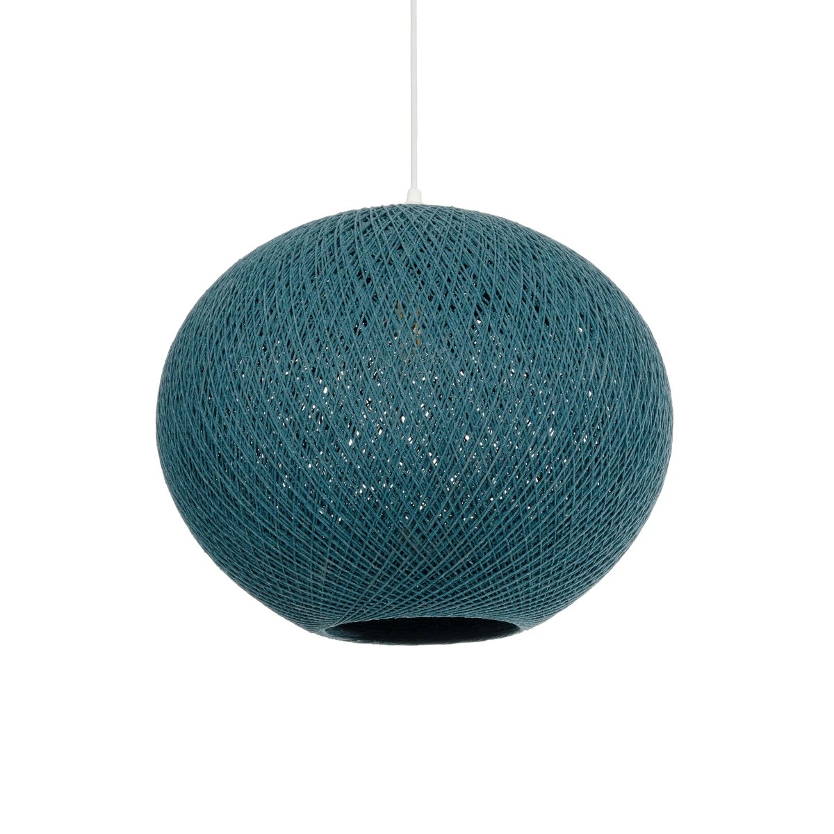 SOLEI Boho Κρεμαστό Φωτιστικό Οροφής με Ντουί 1 x E27 AC 220-240V IP20 - Τιρκουάζ - M40 x Π40 x Υ36cm