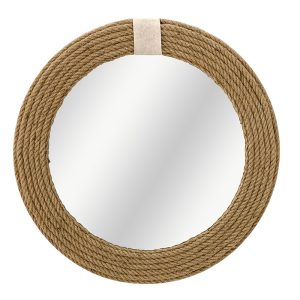 Καθρέπτης Rope φυσικό 60x2x60εκ