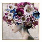 Πίνακας σε καμβά Mavare Ι 3D με πλαίσιο 100x3.5x100εκ