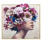 Πίνακας σε καμβά Mavare 3D με πλαίσιο 100x3.5x100εκ