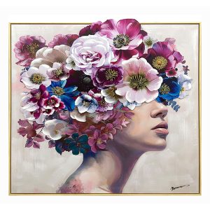 Πίνακας σε καμβά Mavare 3D με πλαίσιο 100x3.5x100εκ