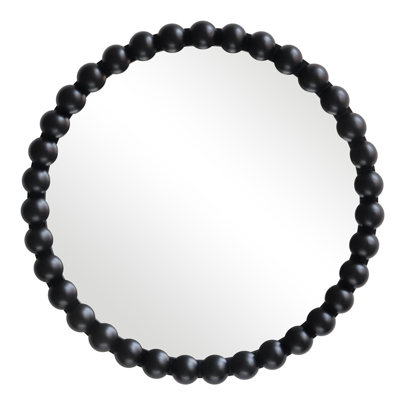 Καθρέπτης Specio ξύλο σε μαύρη απόχρωση Φ60x4.5εκ