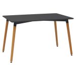 Τραπέζι Natali μαύρο MDF 120x80x76εκ