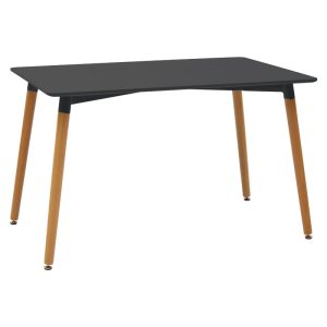 Τραπέζι Natali μαύρο MDF 120x80x76εκ