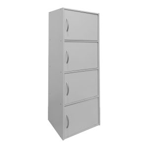 Ντουλάπι-στήλη Soline Λευκό 40x34,5x120εκ