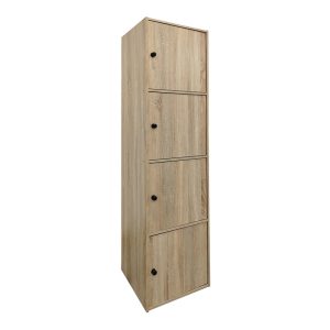 Ντουλάπι-στήλη Gabino sonoma 40x39x158εκ