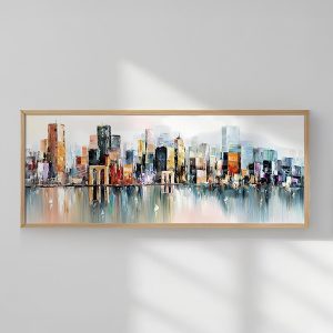 Πίνακας Oganda με ψηφιακή εκτύπωση και πλαίσιο 120x2x50εκ