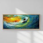 Πίνακας Copal με ψηφιακή εκτύπωση και πλαίσιο 120x2x50εκ