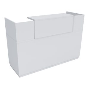 Γραφείο reception Lotus σε λευκή απόχρωση 180x70x110εκ