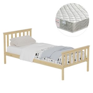 ΚΡΕΒΑΤΙ ΠΑΙΔΙΚΟ ΜΕ ΣΤΡΩΜΑ GIMLY ΞΥΛΟ ΠΕΥΚΟΥ ΣΕ ΦΥΣΙΚΟ ΓΙΑ ΣΤΡΩΜΑ 90x190εκ