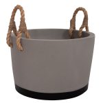 ΓΛΑΣΤΡΑ ΕΣ. ΧΩΡΟΥ ΣΕΙΡΑ TRYLL CEMENT ΓΚΡΙ & ΣΧΟΙΝΙ Φ40x25,5Υεκ.