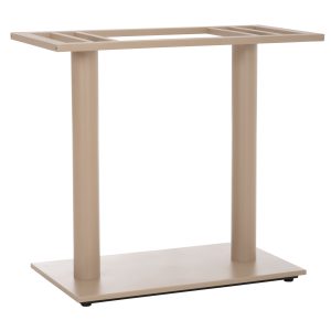 ΒΑΣΗ ΤΡΑΠΕΖΙΟΥ ΜΕΤΑΛΛΙΚΗ ΔΙΠΛΗ ΚΑΠΟΥΤΣΙΝΟ ΜΑΤ ΜΕ ΡΕΓΟΥΛΑΤΟΡΟΥΣ 80Χ40Χ72Υεκ.