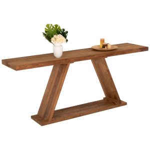 ΚΟΝΣΟΛΑ ΑΠΟ ΞΥΛΟ ΤΕΑΚ ΦΥΣΙΚΟ ΧΡΩΜΑ Υεκ.