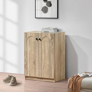 Παπουτσοθήκη-ντουλάπι Ambera σε sonoma απόχρωση 60x36.5x81.5εκ