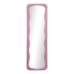 Καθρέπτης Lezour βελούδο σε σάπιο μήλο απόχρωση 50x5x170εκ