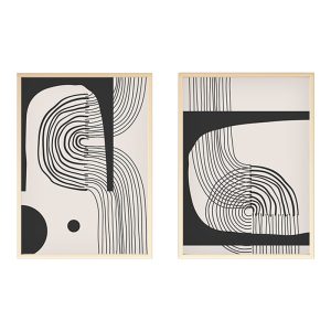 Πίνακας σε καμβά Bajou δίπτυχος με ψηφιακή εκτύπωση 50x3x70εκ