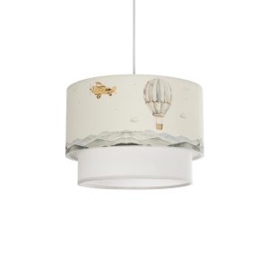 BALLON Παιδικό Κρεμαστό Φωτιστικό Οροφής με Ντουί 1 x E27 AC 220-240V IP20 - Πολύχρωμο - Μ30 x Π30 x Υ20cm