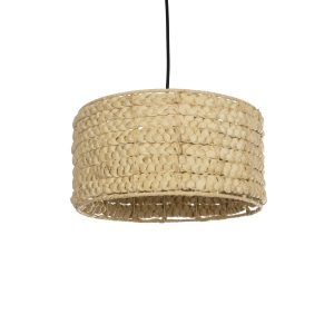 POMEGRANDE Boho Κρεμαστό Φωτιστικό Οροφής με Ντουί 1 x E27 AC 220-240V IP20 - Μπεζ - Μ32 x Π32 x Υ19cm