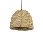 MEKA Boho Κρεμαστό Φωτιστικό Οροφής με Ντουί 1 x E27 AC 220-240V IP20 - Μπεζ - Μ30 x Π30 x Υ25cm