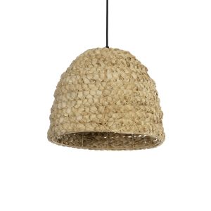 MEKA Boho Κρεμαστό Φωτιστικό Οροφής με Ντουί 1 x E27 AC 220-240V IP20 - Μπεζ - Μ30 x Π30 x Υ25cm