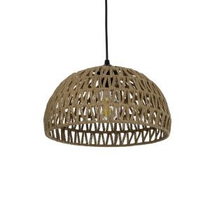 SAND Boho Κρεμαστό Φωτιστικό Οροφής με Ντουί 1 x E27 AC 220-240V IP20 - Μπεζ - Μ30 x Π30 x Υ19cm