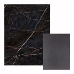 ΕΠΙΦΑΝΕΙΑ ΤΡΑΠΕΖΙΟΥ HPL ΟΡΘΟΓΩΝΙΑ BLACK MARBLE 60x80εκ