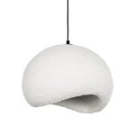 STONE Μοντέρνο Κρεμαστό Φωτιστικό Οροφής με Ντουί 1 x E27 AC 220-240V IP20 - Λευκό - Μ31.5 x Π35 x Υ26cm