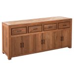 ΜΠΟΥΦΕΣ GRaYSON ΑΝΑΚΥΚΛΩΜΕΝΟ ΞΥΛΟ TEAK ΣΕ ΦΥΣΙΚΟ 220x50x90