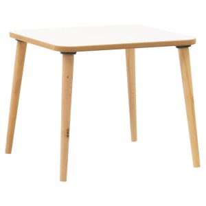 Παιδικό τραπεζάκι Jerry λευκό φυσικό 50x50x43εκ