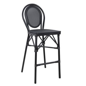 ΣΚΑΜΠΟ ΑΛΟΥΜΙΝΙΟΥ AZARIA LOOK ΜΑΥΡΟ ΜΕ TEXTLINE 44x52x115Υεκ.