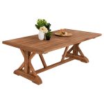 ΤΡΑΠΕΖΙ ΤΡΑΠΕΖΑΡΙΑΣ KRONOS ΑΝΑΚΥΚΛΩΜΕΝΟ ΞΥΛΟ ΤΕΑΚ ΧΙΑΣΤΙ