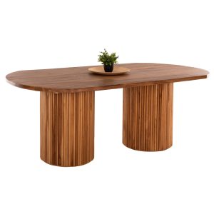 ΤΡΑΠΕΖΙ DREMA ΜΑΣΙΦ ΤΕΑΚ 200x110x77,5Υ εκ