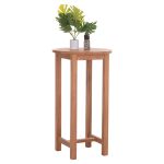 ΤΡΑΠΕΖΙ/ΣΤΑΝΤ ΜΠΑΡ ΣΤΡΟΓΓΥΛΟ PRESSCOT ΞΥΛΟ TEAK Φ60x105Υ