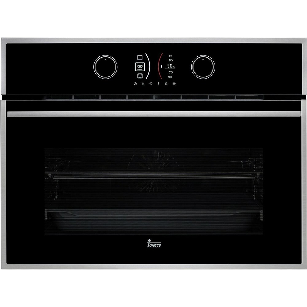 Εντοιχιζόμενος Compact Φούρνος TEKA με Λειτουργία Ατμού 44lt 45x60cm HLC 847 SC ΒΚ -SS Μαύρο/Ασημί 111230009