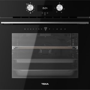 Εντοιχιζόμενος Φούρνος TEKA Πυρολιτικός με SurroundTemp 340ºC MaestroPizza 70lt 60cm HLB 8510 P Μαύρο 111000046