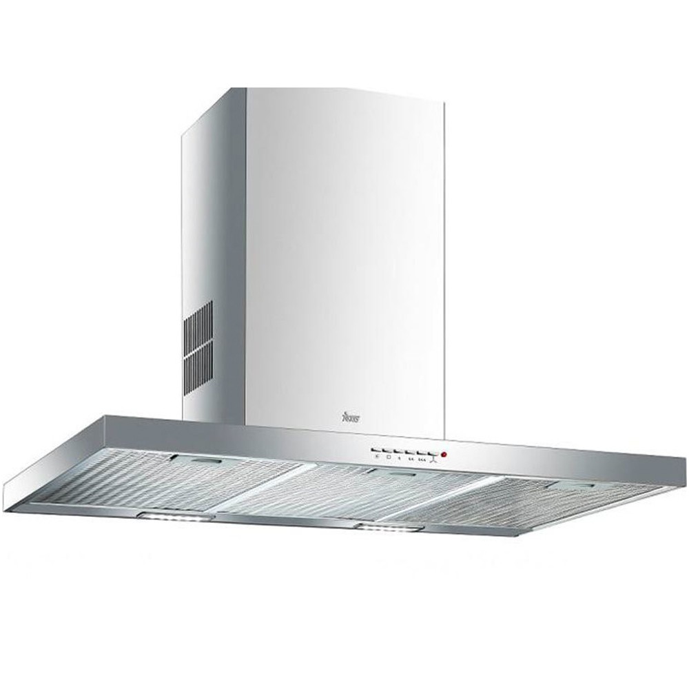 Απορροφητήρας Καμινάδα Τοίχου TEKA 4 Ταχύτητες Τουρμπίνα Διπλής Απορρόφησης 638m3/h 90cm DSJ 980 Ασημί 40484821