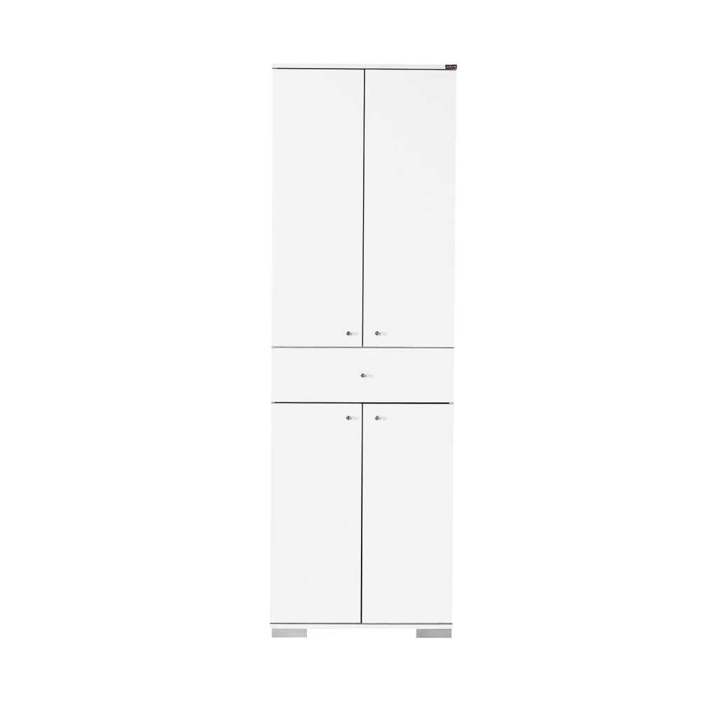 Ντουλάπι εισόδου σε χρώμα λευκό 60x40x187 - Image 2