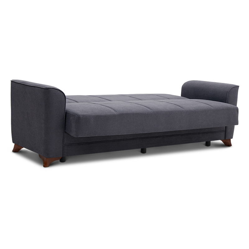 Καναπές κρεβάτι "DREAM" τριθέσιος υφασμάτινος σε χρώμα γκρι 233x85x90 - Image 2