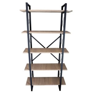 Βιβλιοθήκη "STARLIGHT" σε χρώμα σονόμα 90x32x180