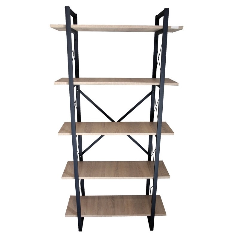 Βιβλιοθήκη "STARLIGHT" σε χρώμα σονόμα 90x32x180