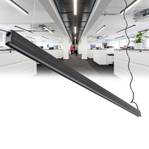OFFICE -P Γραμμικό Κρεμαστό Φωτιστικό Linear LED 18W 2230lm 120° AC 220-240V Μ120 x Π2 x Υ4cm Ψυχρό Λευκό 6000K - Μαύρο