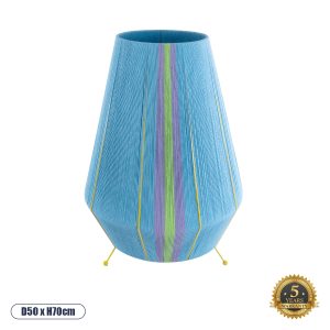 SALERNO Boho Επιδαπέδιο Φωτιστικό με Ντουί 1 x E27 AC 220-240V IP20 - Πολύχρωμο - Μ50 x Π50 x Υ70cm