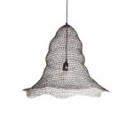 KENTUCKY Vintage Κρεμαστό Φωτιστικό Οροφής με Ντουί 1 x E27 AC 220-240V IP20 - Καφέ - Μ60 x Π60 x Υ52cm