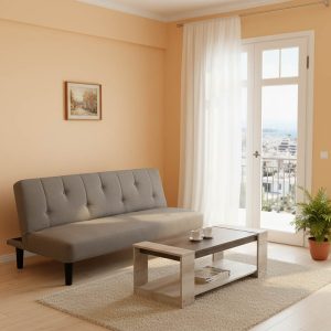 Φοιτητικό σετ Caalm καναπές-κρεβάτι & τραπέζι 167x77x73εκ