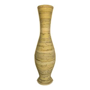 Βάζο rattan Virnia φυσικό Φ40x100εκ