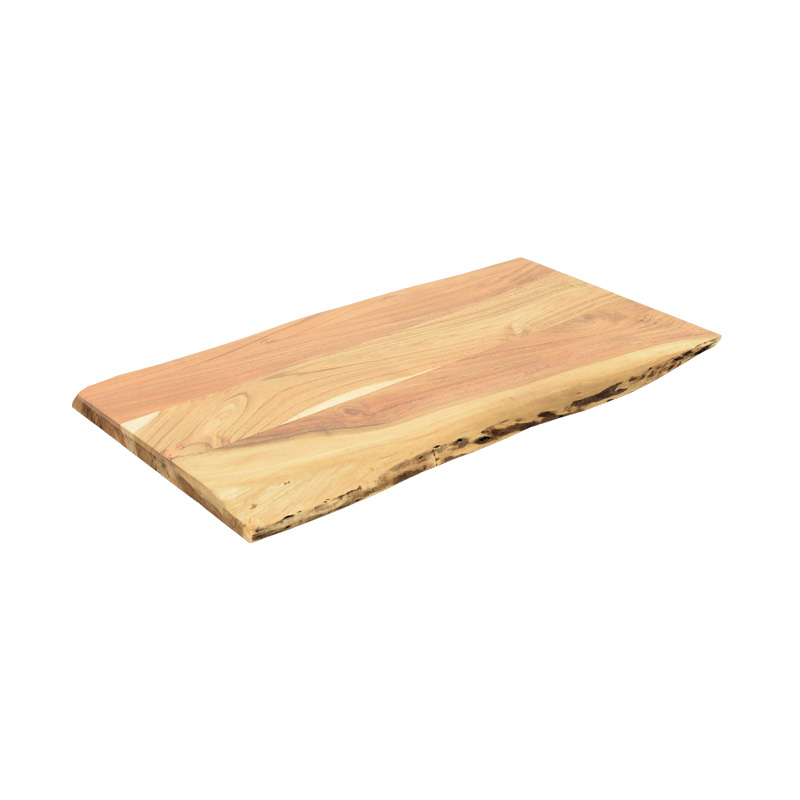 Επιφάνεια τραπεζιού Pozier μασίφ ξύλο ακακίας σε φυσική απόχρωση 160x90x4εκ