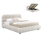 ΚΡΕΒΑΤΙ ΜΕ ΑΠΟΘ.ΧΩΡΟ MOLEN ΜΠΕΖ ΜΠΟΥΚΛΕ ΥΦΑΣΜΑ--ΓΙΑ ΣΤΡΩΜΑ 160x200εκ