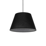 TRIANGLE Μοντέρνο Κρεμαστό Φωτιστικό Οροφής με Ντουί Μαύρο