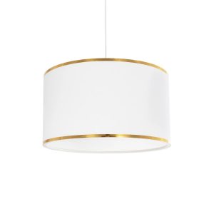 LOFTY Μοντέρνο Κρεμαστό Φωτιστικό Οροφής με Ντουί 1 x E27 AC 220-240V IP20 - Λευκό - Μ37 x Π37 x Υ21cm